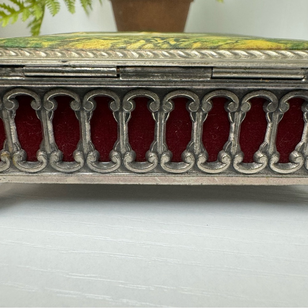 Vintage Jewelry - Trinket Box "Danseuses En Jaune" - Picture 5 of 11